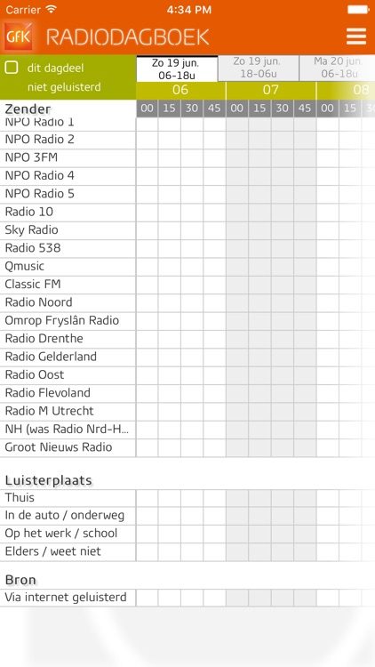 GfK radiodagboek