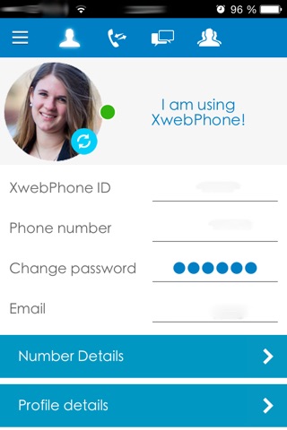 XwebPhone screenshot 2