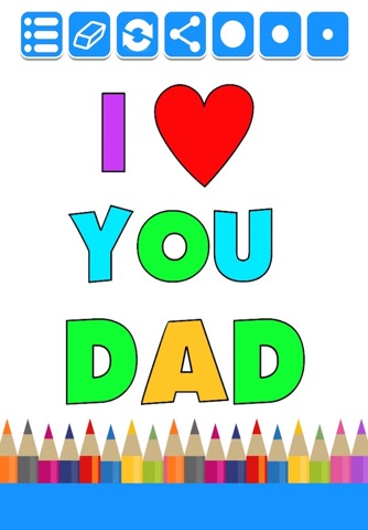 Father's Day Coloring Book - For Toddlers screenshot 2