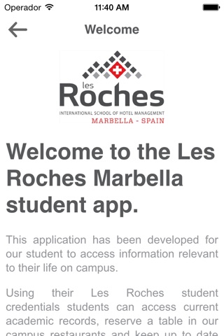 Les Roches Marbella Campus App screenshot 2