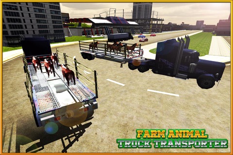 Farm Animal Truck Transporter - Transport Wild Farm Animals and Transport them in your Truck screenshot 3