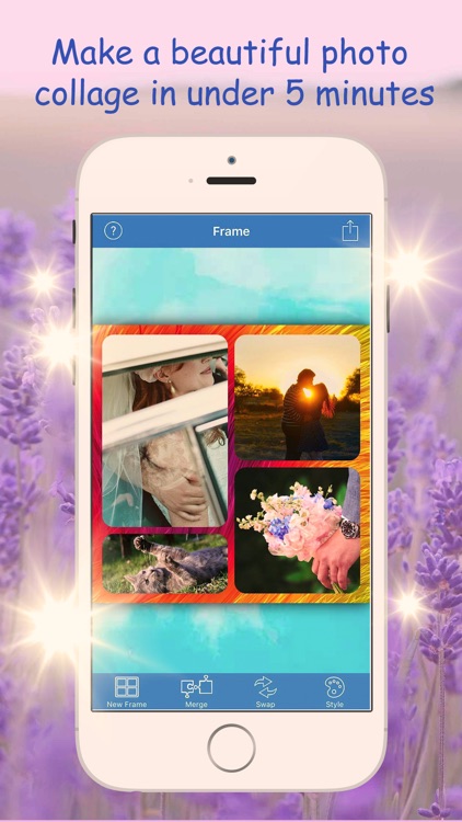 InstaPhoto Frames Maker - Summer photo joiner, pictures collage editor free