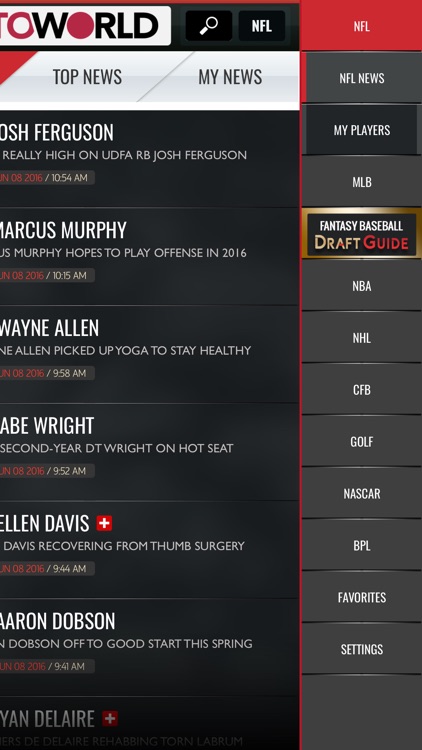 Rotoworld Fantasy News & Draft Guides screenshot-3