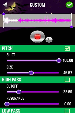 Scary Voice Changer & Horror Sound.s Modifier – Best Audio Record.er and Ringtone Maker free screenshot 3