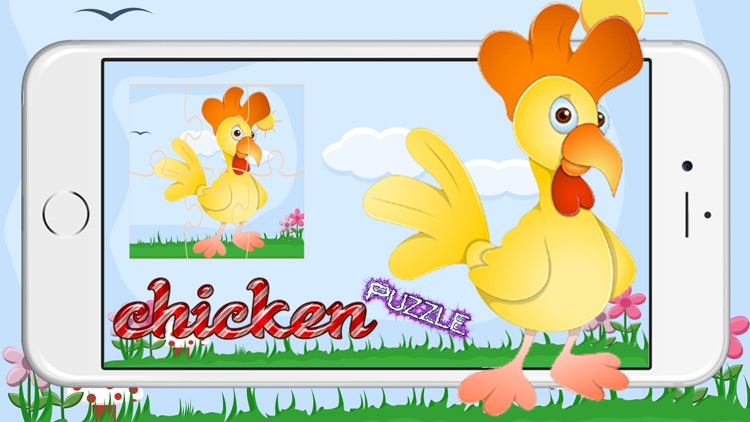 Fancy Chickens Jigsaw Puzzles Game Online Kids