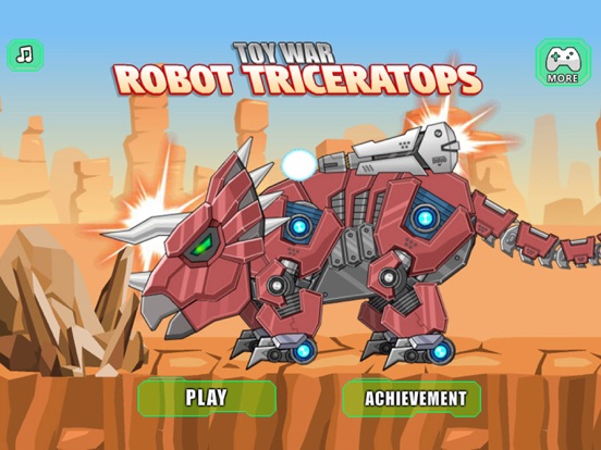 Toy War Robot Triceratops на iPad