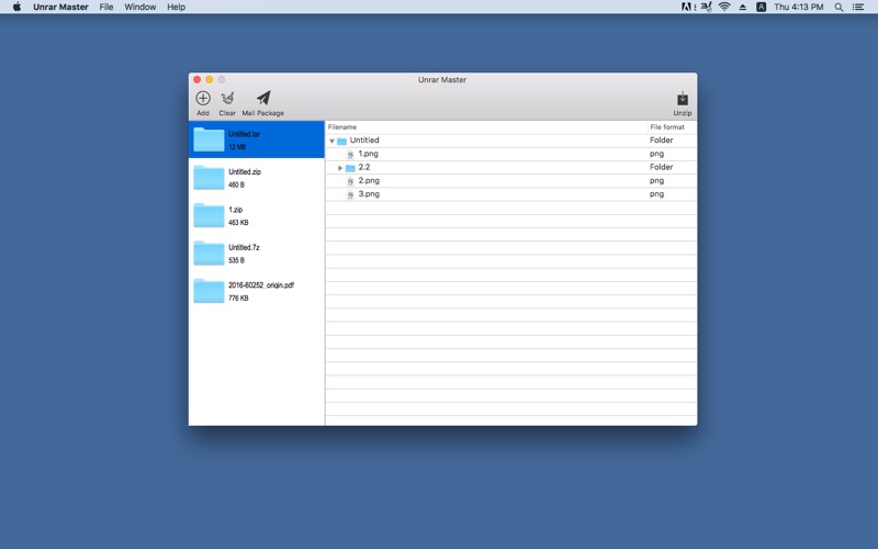 Unrar Master - for Decompress Zip, Rar, Tar and 7z Packages thumbnail 1
