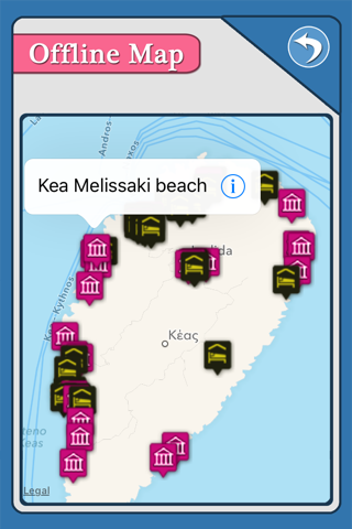 Kea Island Offline Map Travel Guide screenshot 2