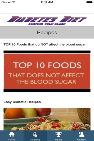 Diabetes Diet & Recipes - How to control your Diabetes screenshot 4