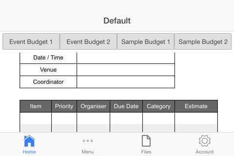 Event Budget screenshot 4