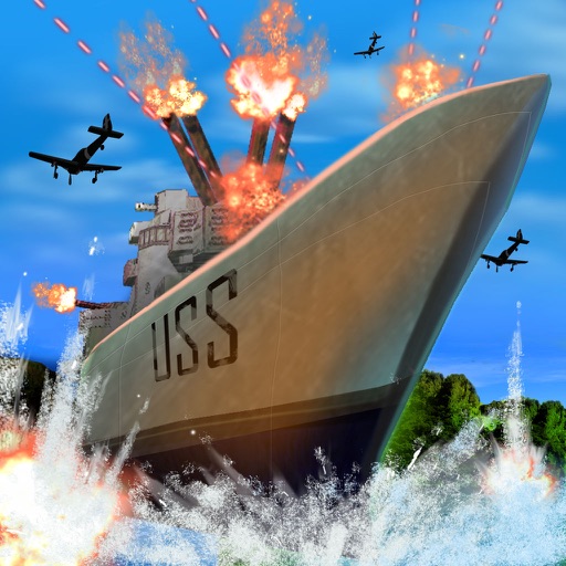 Allied WWII Navy Gunner - Turret Commander Ship Defense Game PRO iOS App