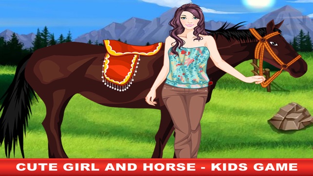 Cute Girl and Horse - Kids Game(圖2)-速報App