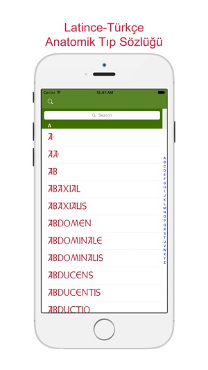 Latince-Türkçe Anatomik Tıp Sözlüğü(圖1)-速報App