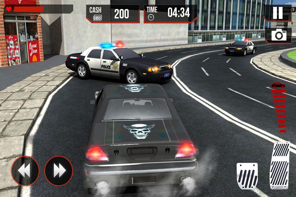 Super-Market Car Driver 3D: Police Shooting Gangster in Mad Crime City screenshot 2