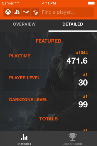 TRN Stats for The Division screenshot 2