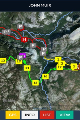 John Muir Trail Map Offline screenshot 3
