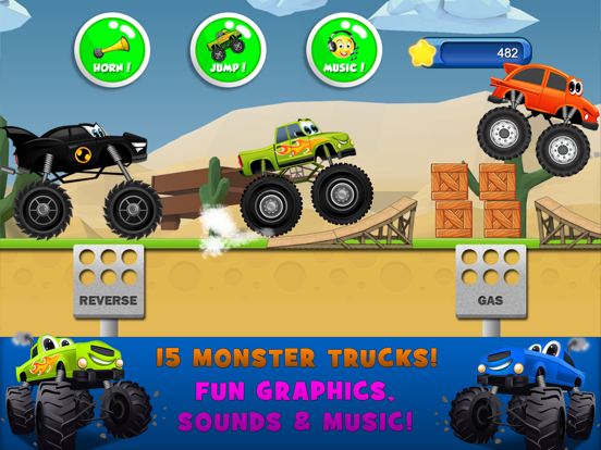 Monster Trucks Kids Racing Game для iPad