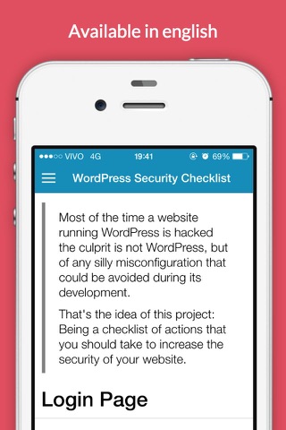 Security Checklist for WordPress screenshot 2