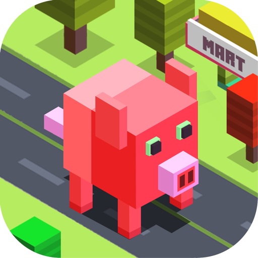 Cute Little Pig Adventure - Casual Cubicity Game Icon