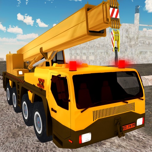 Heavy Crane City Construction 3D - Operate & Drive Heavy Duty Construction Trucks in Real City icon