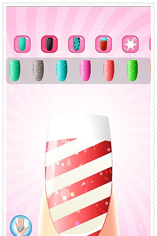 Nail Spa Salon Beautiful Princess girls - makeup makeover and games dressup nails art & polish screenshot 2