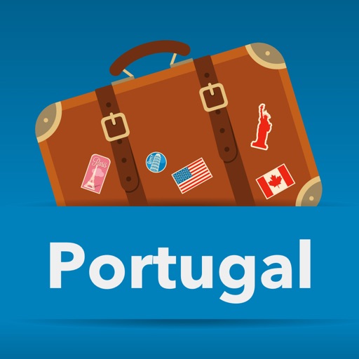 Portugal offline map and free travel guide icon
