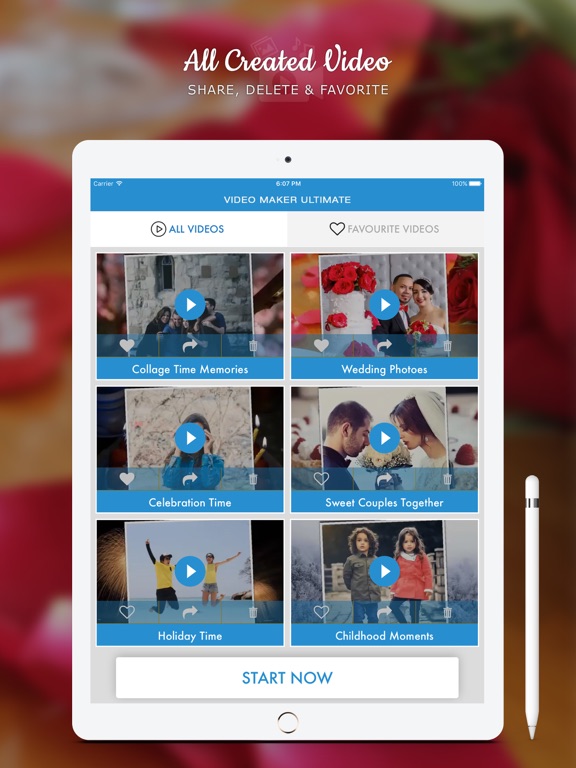 Screenshot #4 pour Video Maker Ultimate - Photo to Video Converter