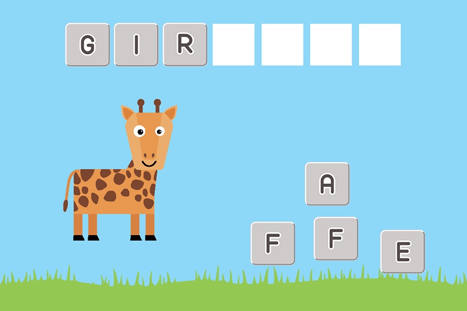 My First Words Animal - Easy English Spelling App for Kids HD screenshot 3