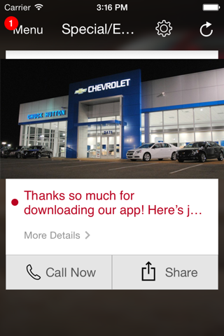 Chuck Hutton Chevrolet DealerApp screenshot 4