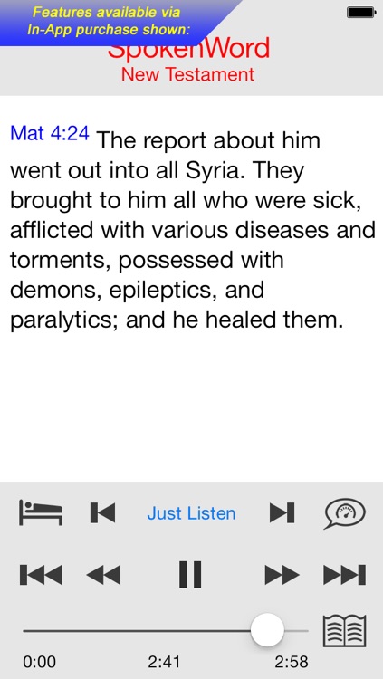 SpokenWord Audio Bible - New Testament