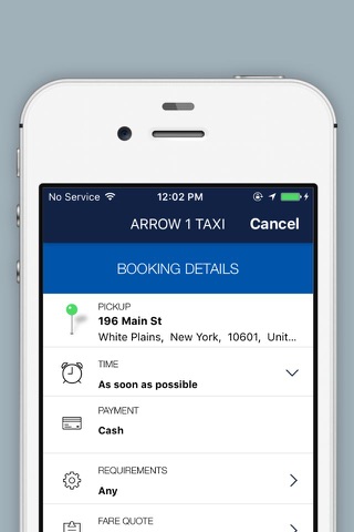 Arrow1 Taxi screenshot 3