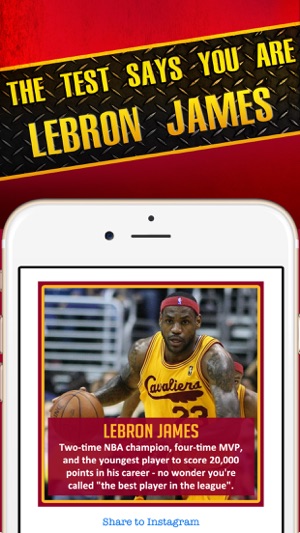 Which Player Are You? - Cavaliers Basketball Test(圖2)-速報App