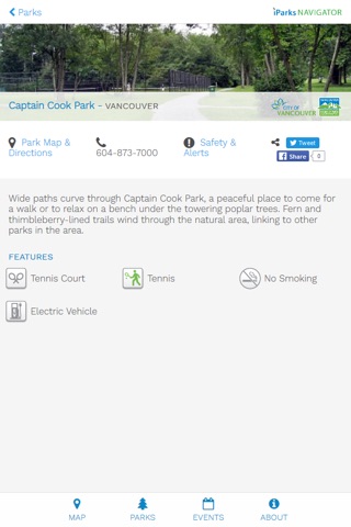iParks Navigator - Parks of Metro Vancouver screenshot 2