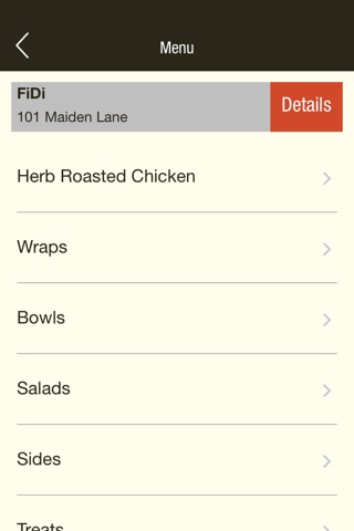 Fields Good Chicken Ordering screenshot 2
