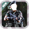 Military Army Man Suit Photo- New Photo Montage With Own Photo Or Camera