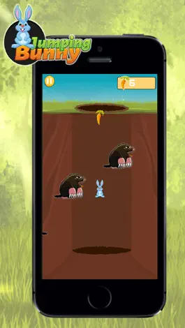 Game screenshot Jumping Bunny 2D - Dodge The Enemy, Tap to Hop and Bounce To Collect Carrots hack