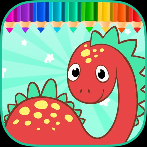 Coloring Book Dinosaur Games icon