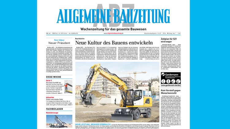 Allgemeine Bauzeitung ABZ ePaper