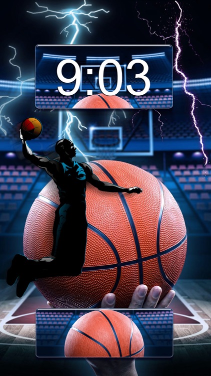 BasketBall Wallpaper HD – Custom Sport Backgrounds Maker with Cool Ball Lock Screen Themes