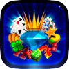 777 A Star Pins Diamond Treasure Slots Gambler Deluxe - FREE Casino Game Machine