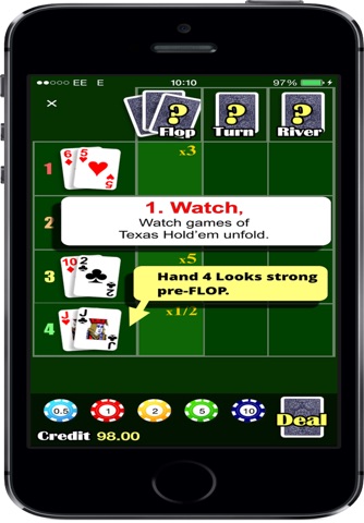 Texas HedgeEm - Watch, Predict, Win Texas Holdem Poker screenshot 2