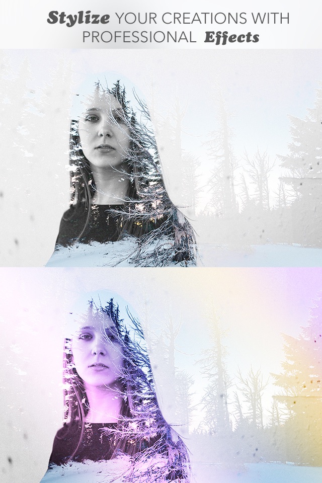Lay.Over - Double Exposure Photo Edit.or Blend & Overlapping Yr Image.s screenshot 4