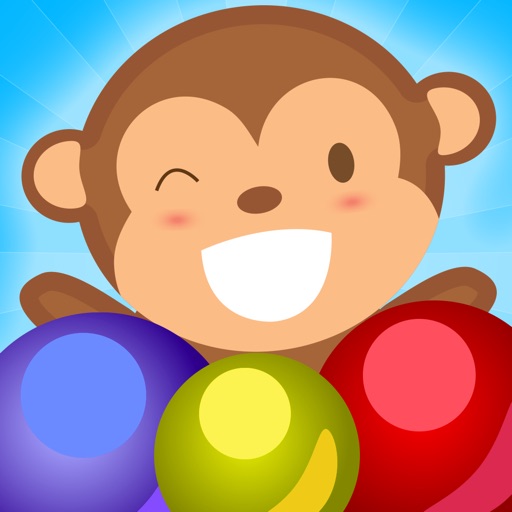 Monkey Balls - Pop Bubble Shooter Game (Best Cool & Funny Match 3 Puzzle Free Games For Girls & Kids - Touch Top Fun) iOS App