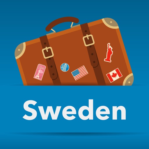 Sweden offline map and free travel guide icon