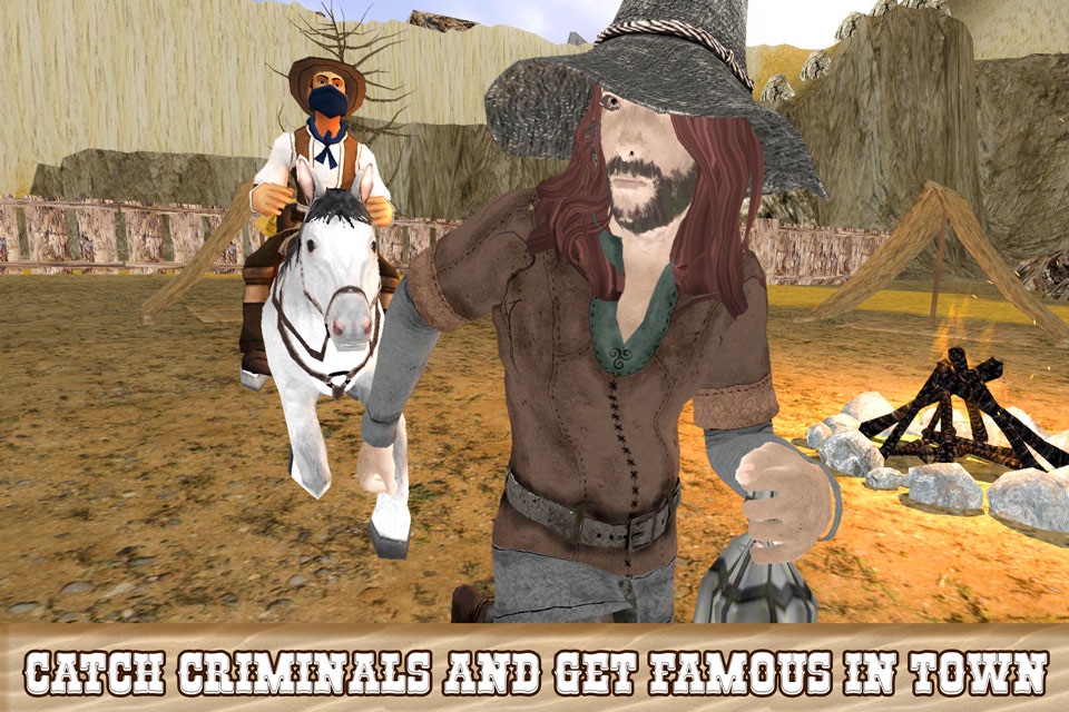 Extreme Cowboy Horse Riding Simulator - Ultimate Bounty Hunt screenshot 2