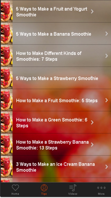 Fruit Smoothie Recipes - Learn How To Make a Smoothie