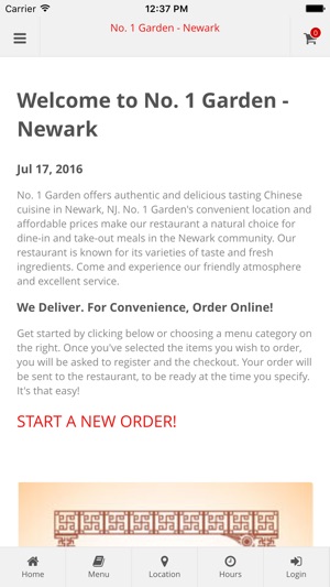 No. 1 Garden - Newark Online Ordering(圖1)-速報App