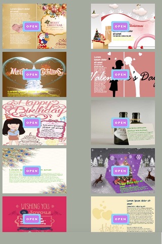 Greeting card templates for Pages screenshot 4