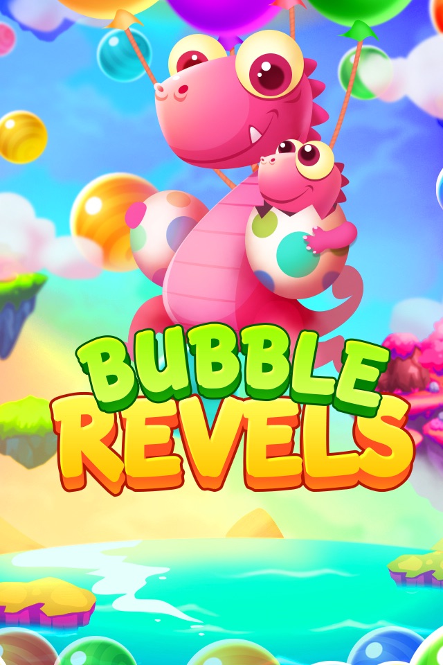 Bubble Revels - dinosaur shooter rescue babies adventure screenshot 4