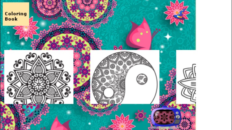 Adult Coloring book - Mandala, Flowers, Animals and Beautiful Patterns